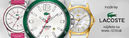 Optimistická jarná kolekcia hodiniek Lacoste 2013
