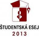 Súťaž: Študentská esej 2013